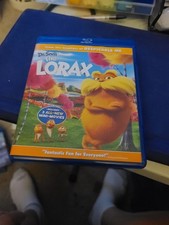 Dr. Seuss The Lorax Blu-ray  DVD, 2017, 2-Disc Set includes 3 Mini-Movies 