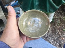Song Dynasty Asian Chinese? Celadon Pottery Bowl No Reserve