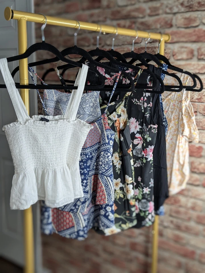 BOHO Tank Top LOT of 7 Womens XS American Eagle, Express, Daniel Rainn, Etc - Image 2 of 4