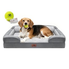 Orthopedic Dog Beds for Large Medium Dogs, Big Waterproof Memory Foam Pet Couch