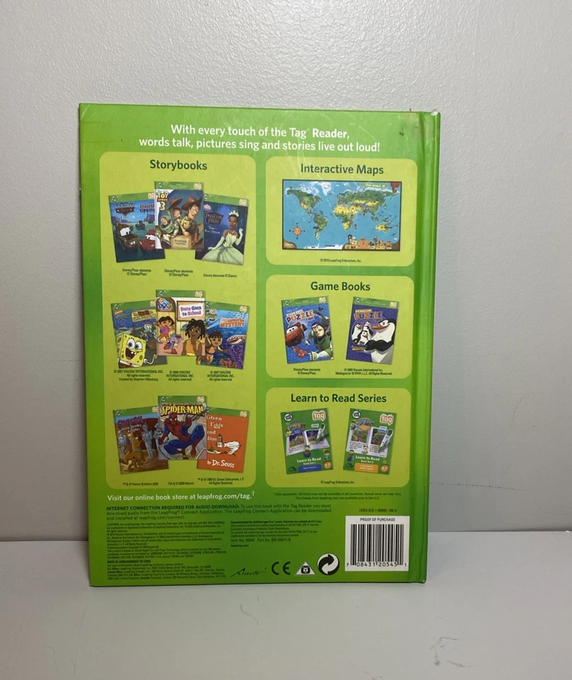 LeapFrog Tag Game Book Penguins of Madagascar Puzzle Time Kids Activity Learning - Image 2 of 3