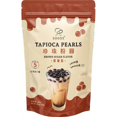 Bubble Tea Tapioca Pearls, Quick-Cook Boba, 8.8 oz Free Shipping in 2 Days...