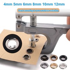 Eyelet Washer Leather Craft Repair Grommet  Eyelet Punch Plier Tool Set 4-12mm