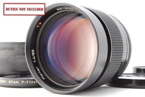 [Near MINT+++] Contax Carl Zeiss Planar T* 85mm F/1.4 MF Lens AEG C/Y From JAPAN