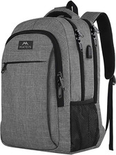 MATEIN Travel Laptop Backpack, Work Bag Lightweight Laptop Bag with USB Charging