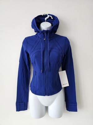 NWT LULULEMON Soft Nulu Define Cropped Hooded Jacket DSBU Deep Sea
