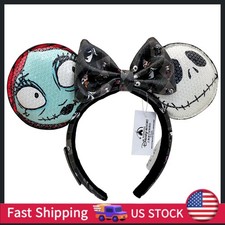 Nightmare Before Christmas Disney Parks Sally Jack Ears 2025 Headband Loungefly
