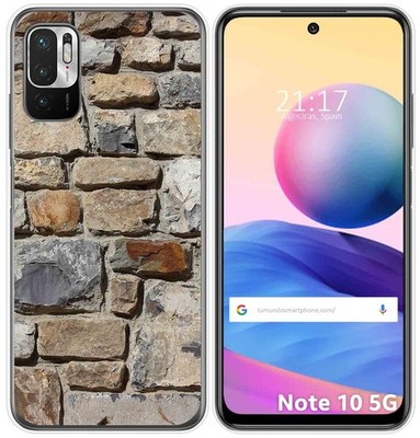 Gel TPU Hülle Für Xiaomi Redmi Note 10 5G / POCO M3 PRO 5G Design Ziegel 03 D