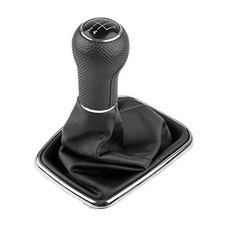 5 Speed Car Gear Shift Knob Gaitor Boot with PU Leather Dustproof Cover