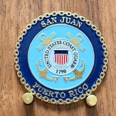 USCGC Joseph Tezanos WPC-1118 San Juan Puerto Rico Challenge Coin  W#8
