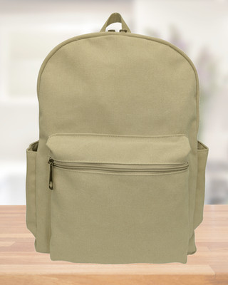 Stylish CANVAS Computer Laptop Backpack with Luggage Passthrough for Travel