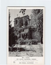 Postal Campanario San Miguel Arcángel Misión San Miguel California EE. UU.