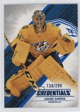 2024-25 Upper Deck Credentials Blue 138/299 Juuse Saros #78 1ot4