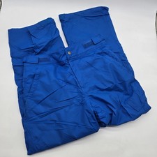 Kids Columbia Outgrown System Blue Outdoor Winter Ski Snowpants Size Large