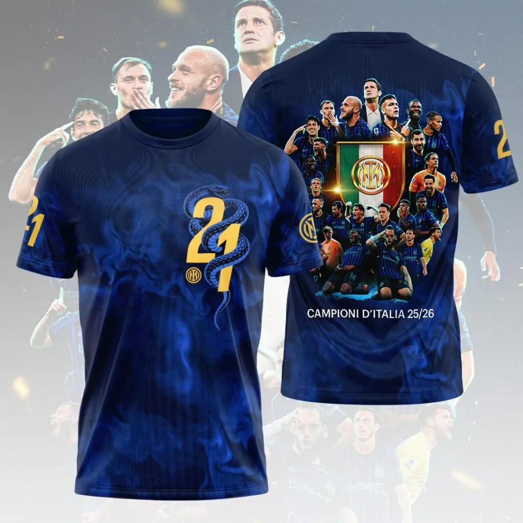 Ropa 3D Inter de Milán Campioni D’Italia 25/26