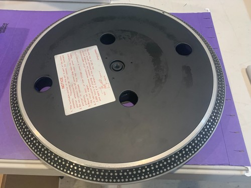 Technics SL-1700 MK I Stereo Turntable Original Platter