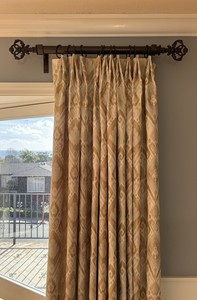 Custom Drapery Panels (Pair) Stationary Drapes Lined - Ready To Hang
