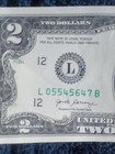 $2 dollar bill lot of 3 with same printing errors UNC 2017A.  Read desc. — photo 5