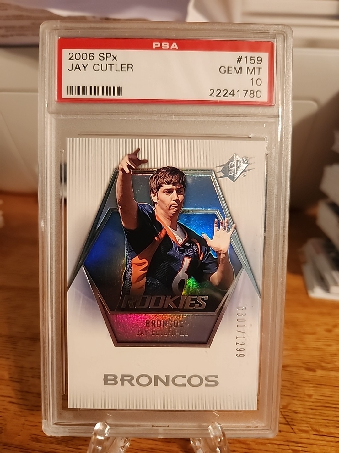 Jay Cutler Spx #159 Base
