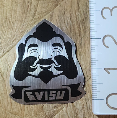 EVISU STICKER Metallic Sticker EVISU Decal Metallic Decal