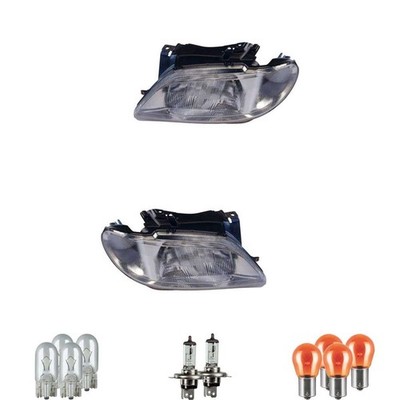 Halogen Scheinwerfer Set H4 für Citroën Xsara Coupe inklusive Lampen
