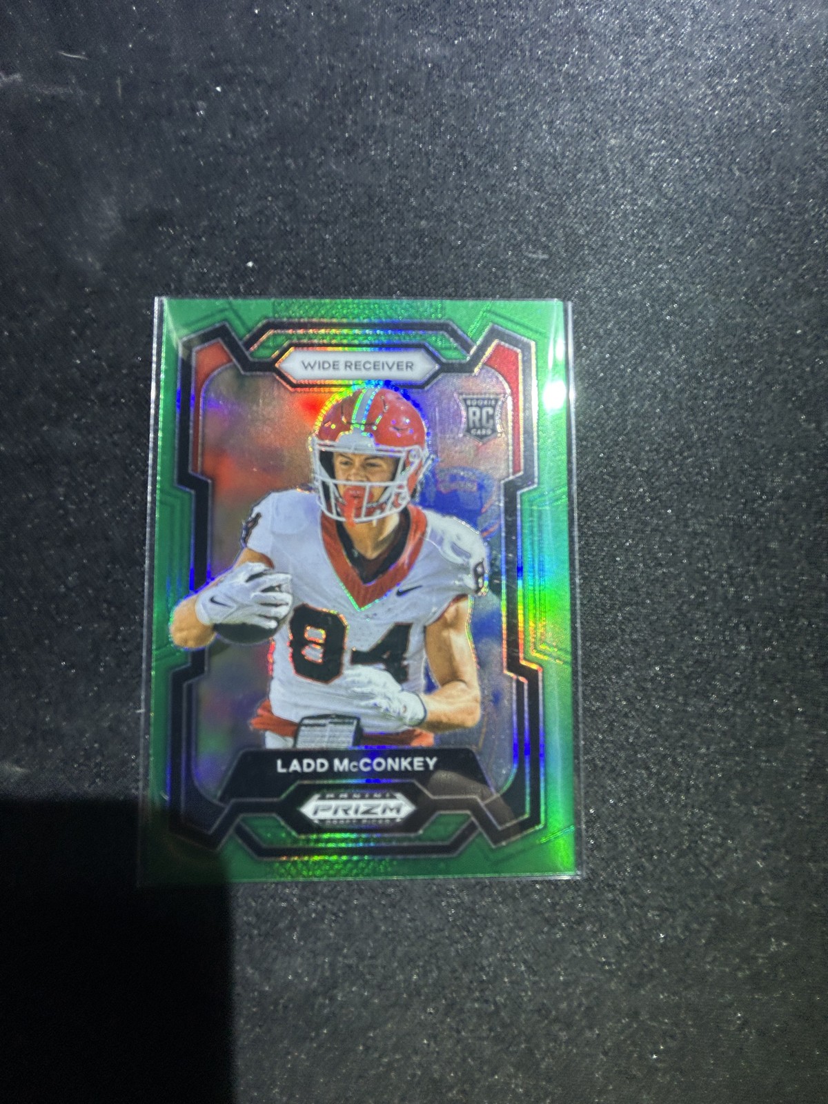 2024 Panini Prizm Draft Picks - Ladd McConkey #180 Green Prizm (RC)