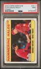 2018 Topps Heritage - Combo Cards Mike Trout / Shohei Ohtani #CC-1 PSA 9 Mint
