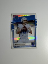 2020 Justin Herbert Gold Donruss Clearly Rated Rookie /10 #RR-JH RC SSP PANINI