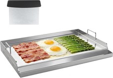 Upgraded 23 16 Nonstick Stainless Steel Griddle, Universal Flat Top Plate ...