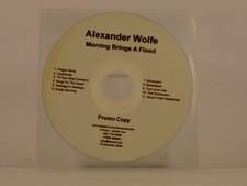 ALEXANDER WOLFE MORNING BRINGS A FLOOD (589) 11 Track Promo CD Album including P