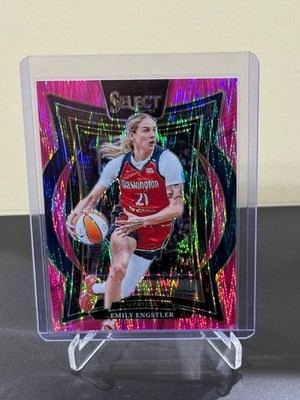 2025 Panini Select WNBA #85 Emily Engstler Pink Flash