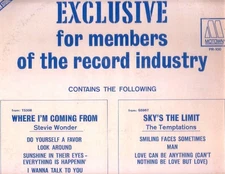The Temptations / Stevie Wonder - Sky's The Limit / Where I'm Coming From 1971 L