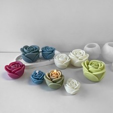 Flower Silicone Candle Mold 3D Peony Flower Soap Gypsum Resin Casting Mould DIY
