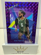 2024-25 Topps Finest Gary Trent Jr #191 Purple Geometric Refractor Bucks 40/75