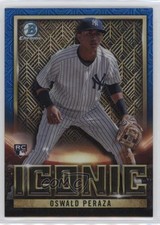 2023 Bowman Chrome Iconic Mega Box Blue Mojo Refractor 62/150 Oswald Peraza 11s9