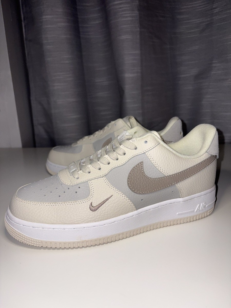 Nike Air Force 1 '07 Low Moon Fossil Woman's Size 8.5 FB8483-100