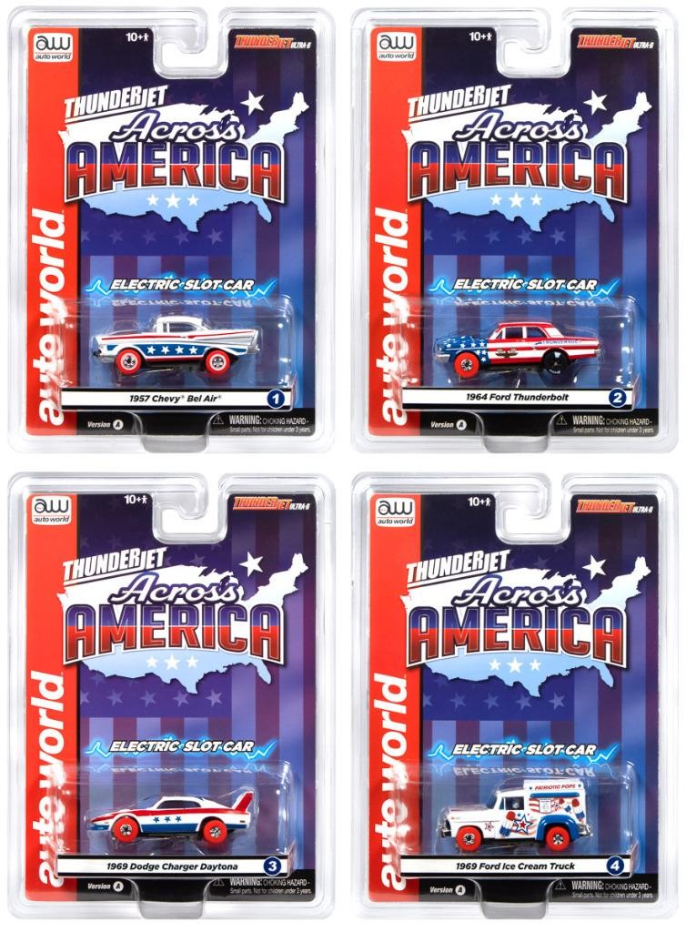 Auto World SC430-A Thunderjet Ultra-G Across America Rel 1 White