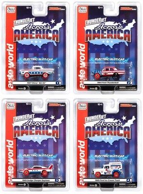 Auto World SC430-A Thunderjet Ultra-G Across America Rel 1 White, Red & Blue