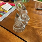 Vintage Candlewick Salt And Pepper Shaker With Stand — photo 4