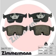 ZIMMERMANN Bremsbelagsatz Scheibenbremse 26677.170.1 für VW GOLF 8 CD1 DA1 CG5 5