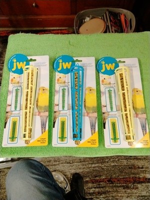 JW Pet Company Insight Miller Spray Holder For Birds and Parrot Lot Of 3