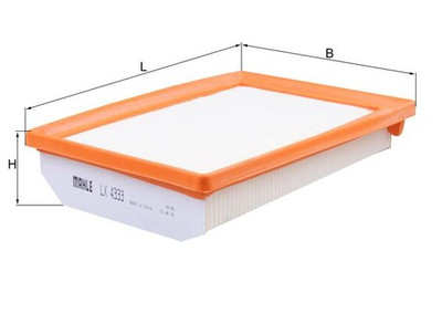KNECHT LX 4333 Luftfilter für FIAT