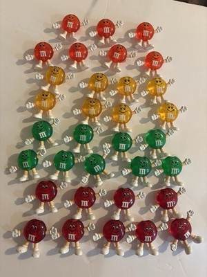 Vintage M&M MM Christmas Lights String Light Covers 1990s Lot Of 33 4 Colors