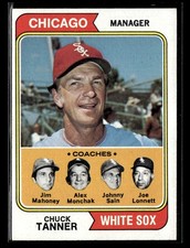 1974 Topps Field Leaders #221 Tanner/Lonnett/Mahoney/Monchak/Sain