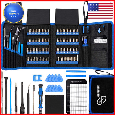 Strebito Electronics Precision Screwdriver Sets 142-Piece 120 Bits Magnetic