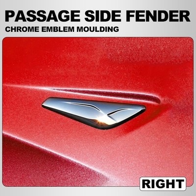 Front Right Side Fender Chrome Trim Finisher 51117338570 For BMW