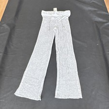 River Island ribbed knit flared trousers – wide leg, brand new with tags