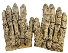 2002 The Paper Magic Group Monster Skeleton Costume Halloween Hands Gloves