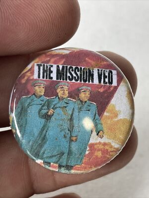 VINTAGE PINBACK:  THE MISSION VEO (H51)