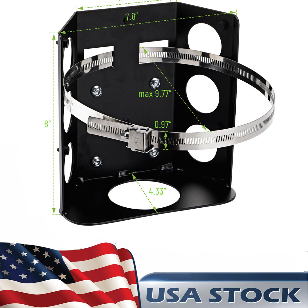 Propane Tank Mounting Kit Holder Bracket for 5LB LP Tanks RV Truck Universal